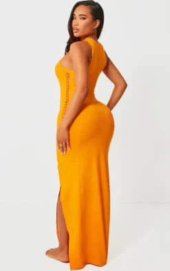 Shape Soft Sculpted Cut Out Side Maxi Dress-PrettyLittleThing