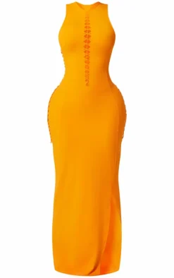 Shape Soft Sculpted Cut Out Side Maxi Dress-PrettyLittleThing