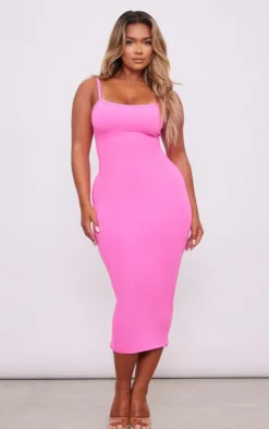 Shape Soft Sculpted Midi Dress-PrettyLittleThing Clearance
