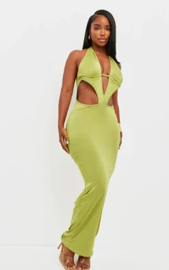 Shape Bralet Detail Cut Out Front Maxi Dress-PrettyLittleThing Sale