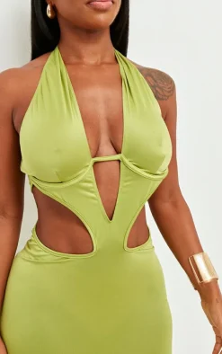Shape Bralet Detail Cut Out Front Maxi Dress-PrettyLittleThing Sale
