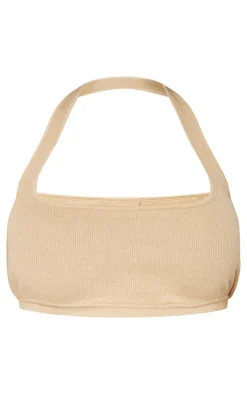 PrettyLittleThing Bralets*Shape Ribbed Halterneck Bralet