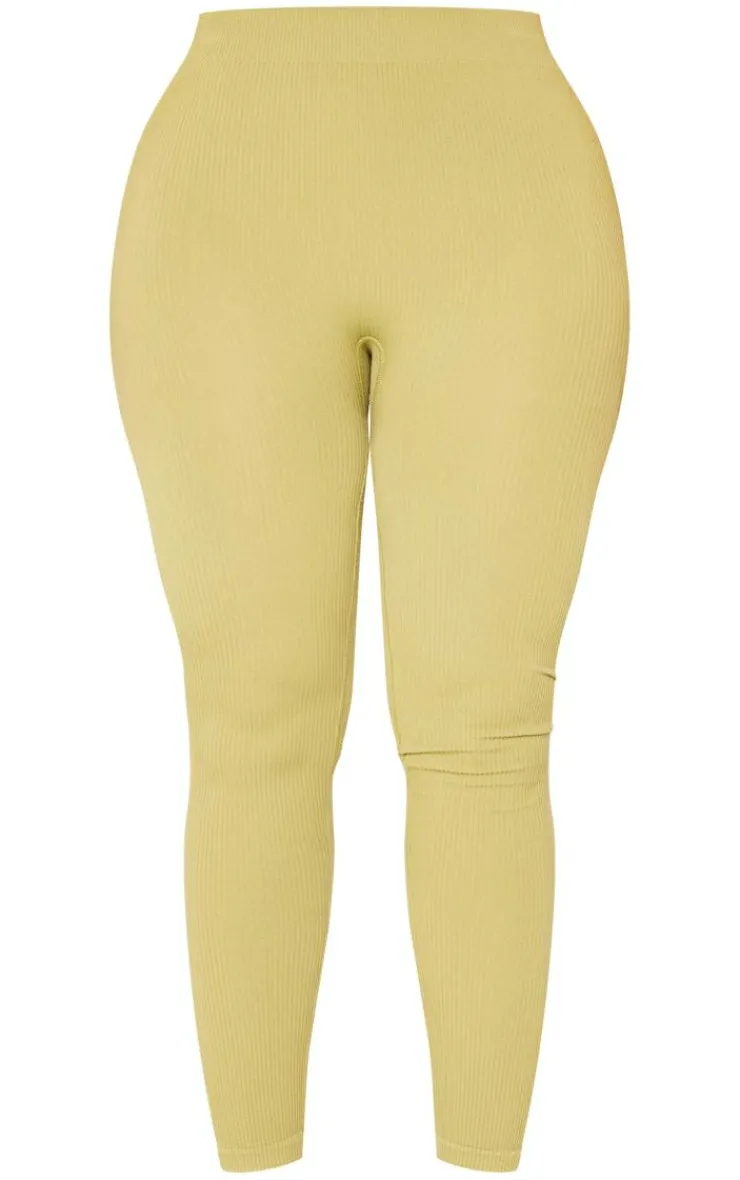 PrettyLittleThing Snatched*Shape Snatched Rib Leggings