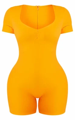 PrettyLittleThing Unitards*Shape Sculpted Ruched Front Unitard