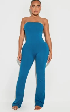 Shape Sculpted Bandeau Jumpsuit-PrettyLittleThing New