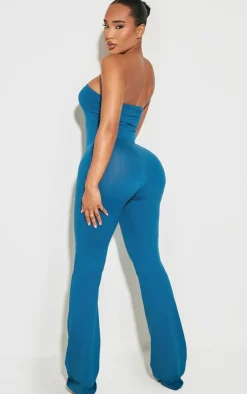 Shape Sculpted Bandeau Jumpsuit-PrettyLittleThing New