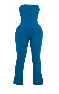 Shape Sculpted Bandeau Jumpsuit-PrettyLittleThing New