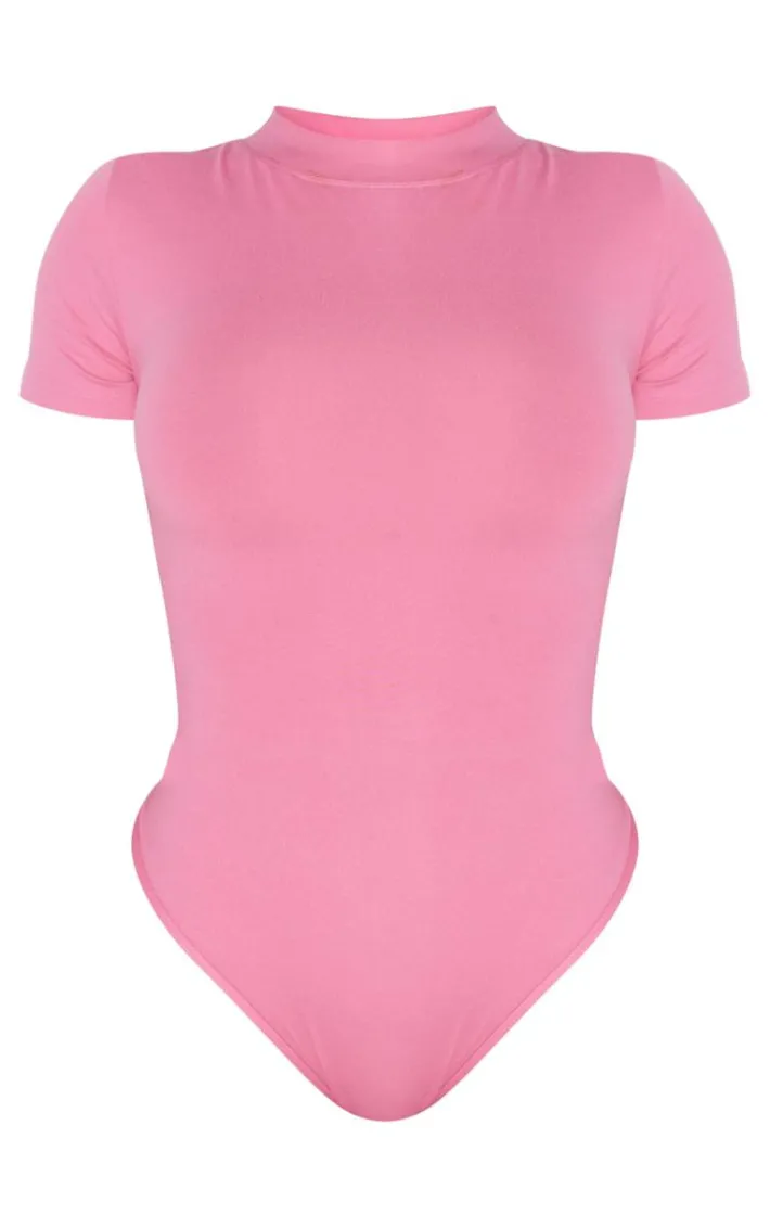 Shape Pink Sculpted Short Sleeve Bodysuit