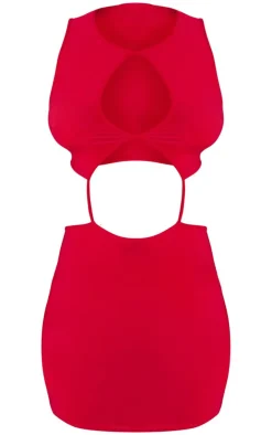 Shape Slinky Cut Out Backless Bodycon Dress-PrettyLittleThing New