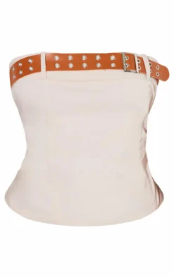 PrettyLittleThing Corsets*Shape Bengaline Buckle Detail Corset