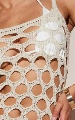 Shape Crochet Strappy Midi Dress-PrettyLittleThing Sale