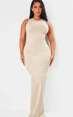 Shape Sculpted Racer Maxi Dress-PrettyLittleThing Outlet