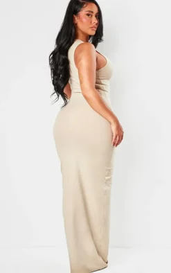 Shape Sculpted Racer Maxi Dress-PrettyLittleThing Outlet