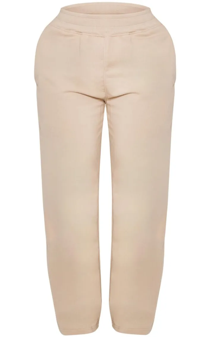 Shape Stone Waistband Detail Wide Leg Sweatpants