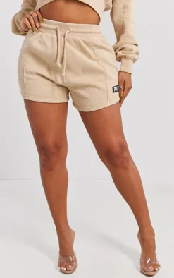 Outlet PrettyLittleThing Shape Washed Pocket Detail Shorts Stone