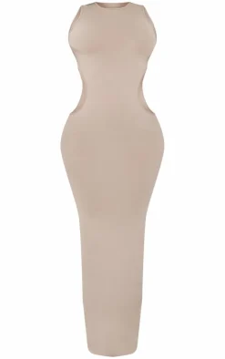 Shape Seamless Cut Out Maxi Dress-PrettyLittleThing Online