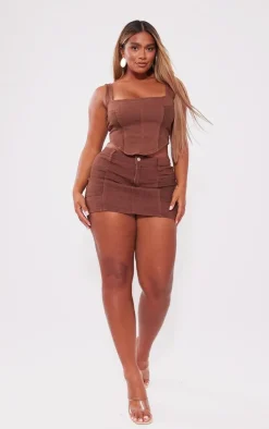 PrettyLittleThing Corsets*Shape Denim Corset