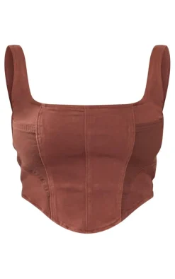 PrettyLittleThing Corsets*Shape Denim Corset
