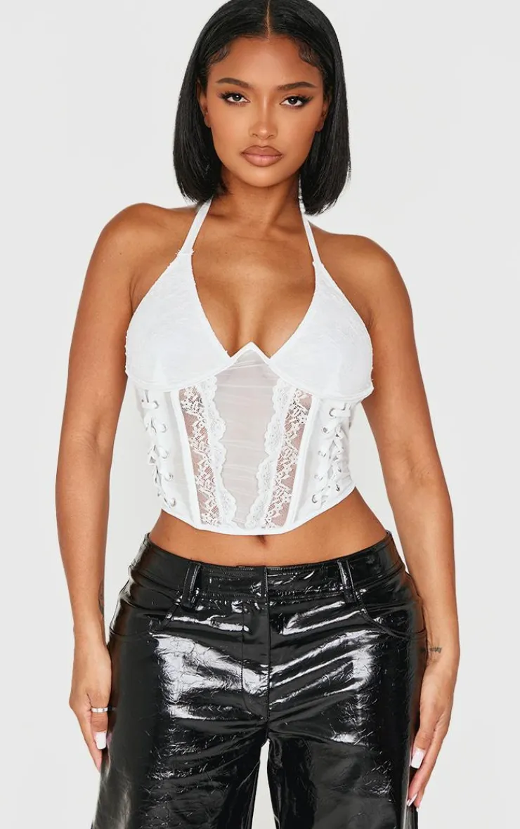 PrettyLittleThing Corsets*Shape Underwired Lace Insert Corset Top