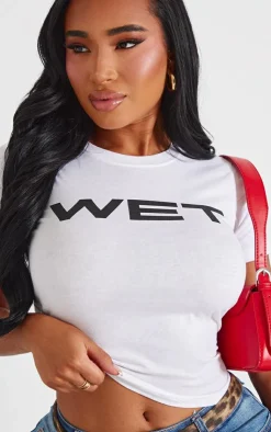 PrettyLittleThing T-Shirts*Shape Wet Tshirt