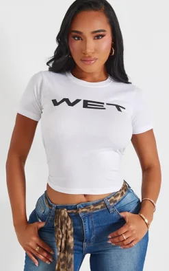 PrettyLittleThing T-Shirts*Shape Wet Tshirt