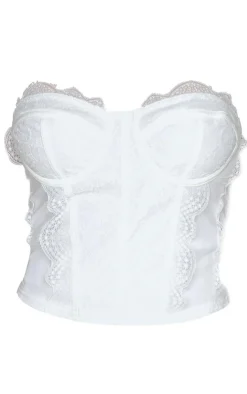 PrettyLittleThing Corsets*Shape Woven Lace Bandeau Corset