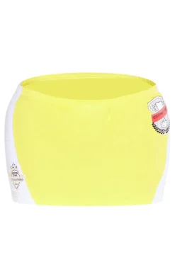 Best PrettyLittleThing Shape Motorcross Micro Mini Skirt Yellow