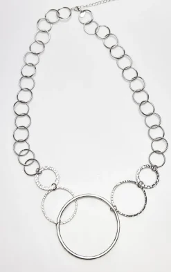 PrettyLittleThing Body Jewelry*Abstract Circle Belly Chain