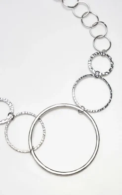 PrettyLittleThing Body Jewelry*Abstract Circle Belly Chain