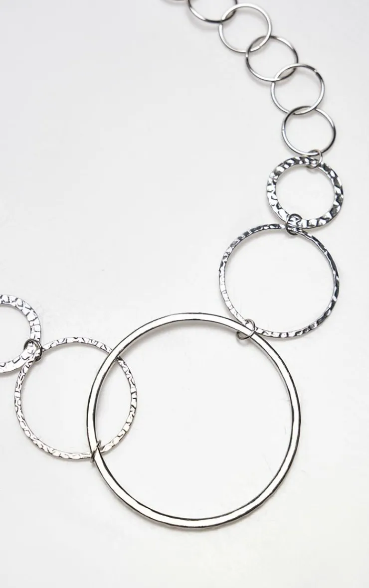 PrettyLittleThing Body Jewelry*Abstract Circle Belly Chain