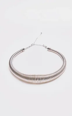 PrettyLittleThing Necklaces*Abstract Ridge Choker