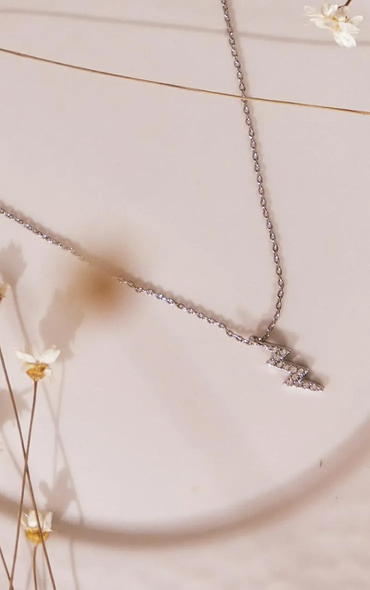 PrettyLittleThing Necklaces*Celestial Lightening Bolt Dainty Necklace