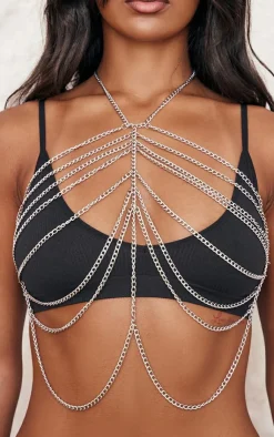 PrettyLittleThing Body Jewelry*Chain 2 Piece Body Jewelry Set