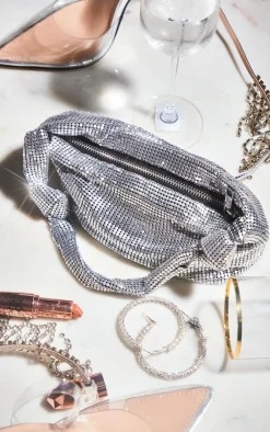 PrettyLittleThing Mini Bags*Chainmail Knot Mini Grab Bag