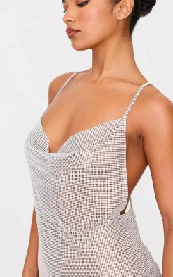 Chainmail Mini Dress-PrettyLittleThing Hot