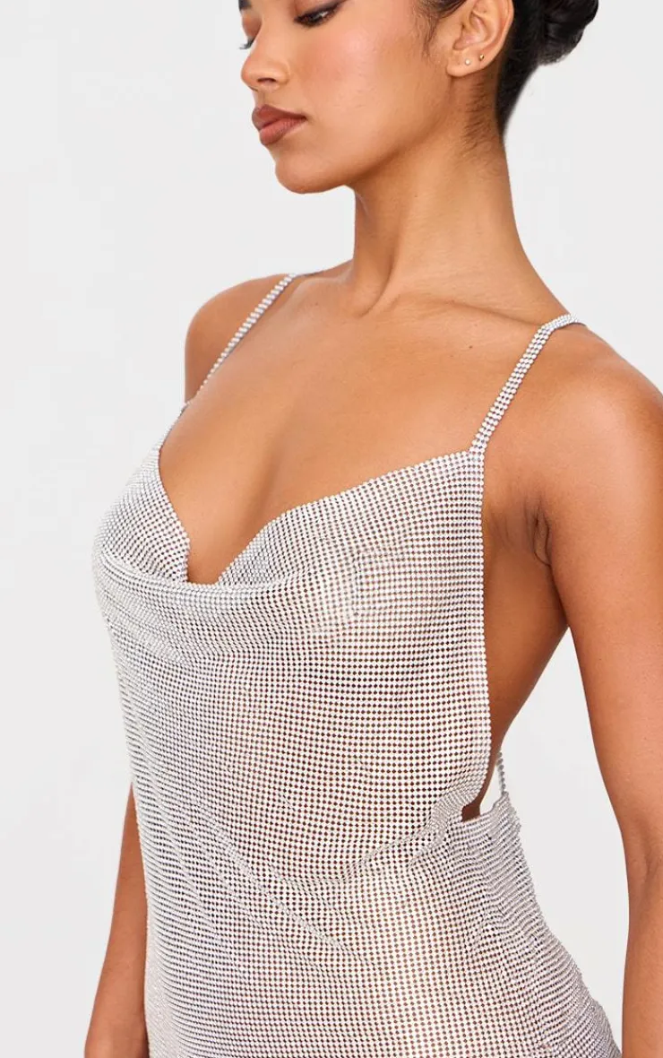 Chainmail Mini Dress-PrettyLittleThing Hot