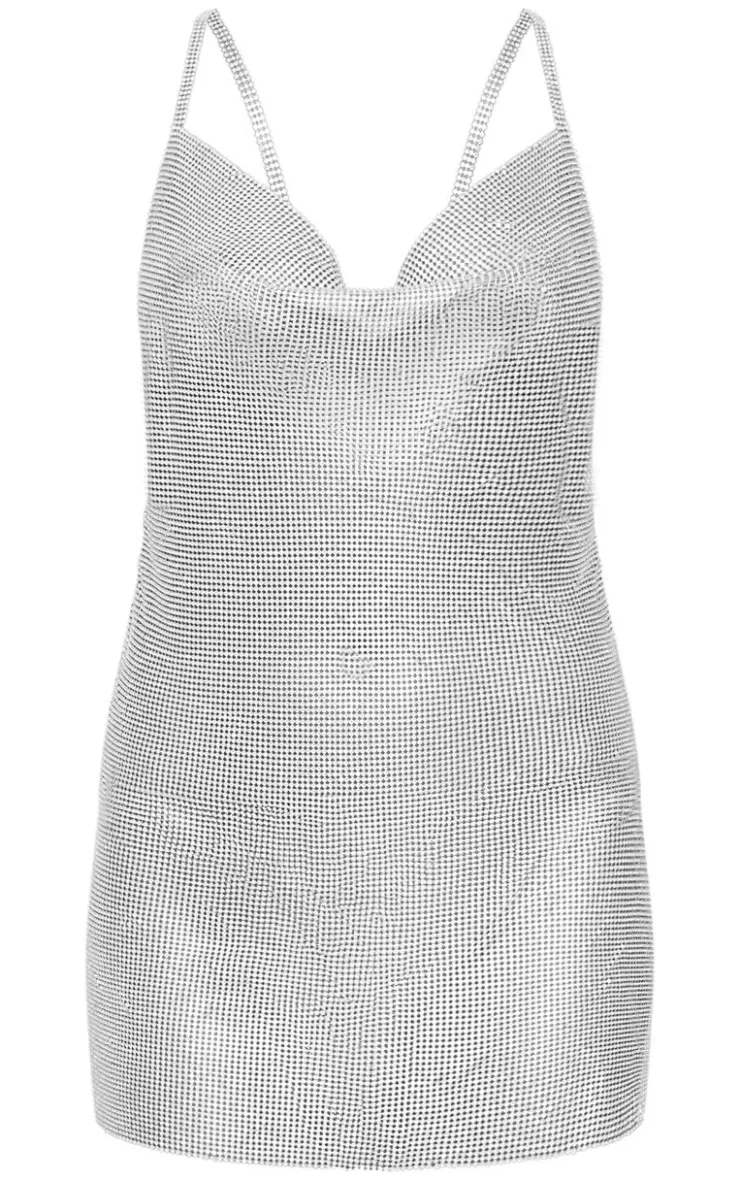 Chainmail Mini Dress-PrettyLittleThing Hot