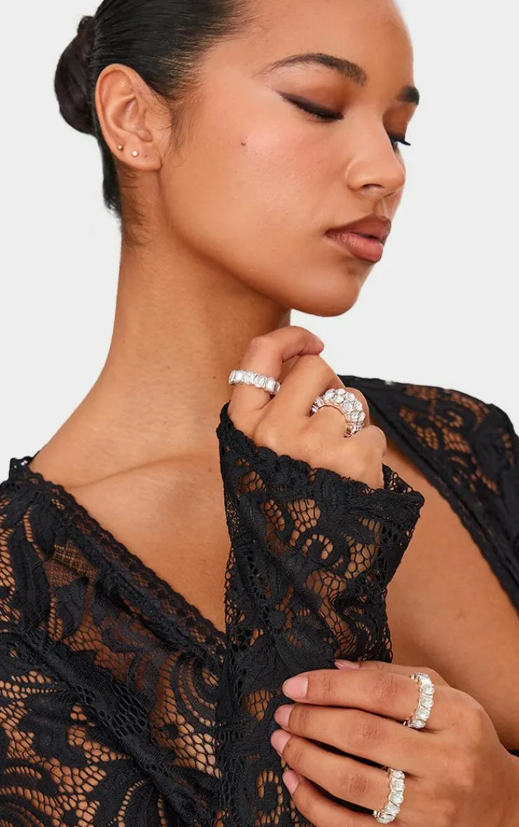 PrettyLittleThing Rings*Chunky Jewel Ring Multipack