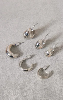PrettyLittleThing Earrings*Classic Simple Mutlipack Earrings