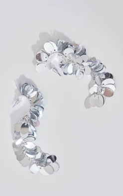 PrettyLittleThing Statement Earrings*Cluster Sequin Drop Statement Earrings