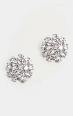 PrettyLittleThing Statement Earrings*Crystal Large Stud Earrings