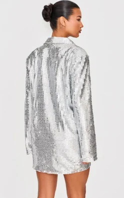 Diamante Blazer Dress-PrettyLittleThing Discount