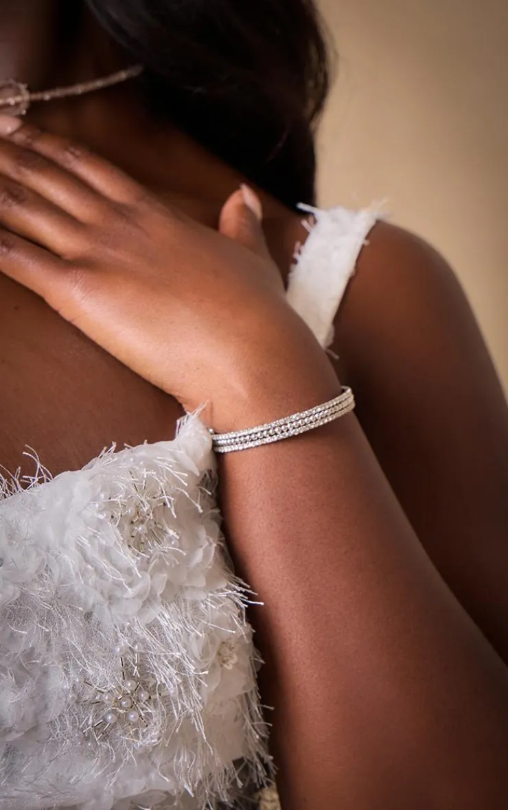 PrettyLittleThing Bracelets*Diamante Twist Bracelet