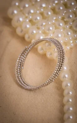 PrettyLittleThing Bracelets*Diamante Twist Bracelet