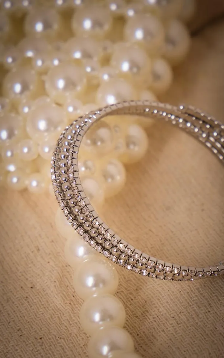 PrettyLittleThing Bracelets*Diamante Twist Bracelet