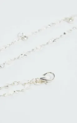 PrettyLittleThing Anklets*Double Layer Stars And Diamante Chain Anklet