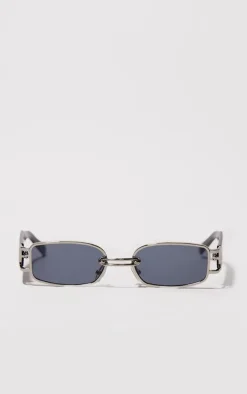 PrettyLittleThing Square Sunglasses*Frame Slim Square Chunky Sunglasses