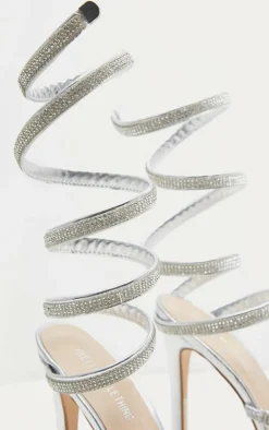 PrettyLittleThing High Heels*Jewel Diamante Heel