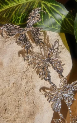 PrettyLittleThing Hair Accessories*Metal Butterfly Hair Clip