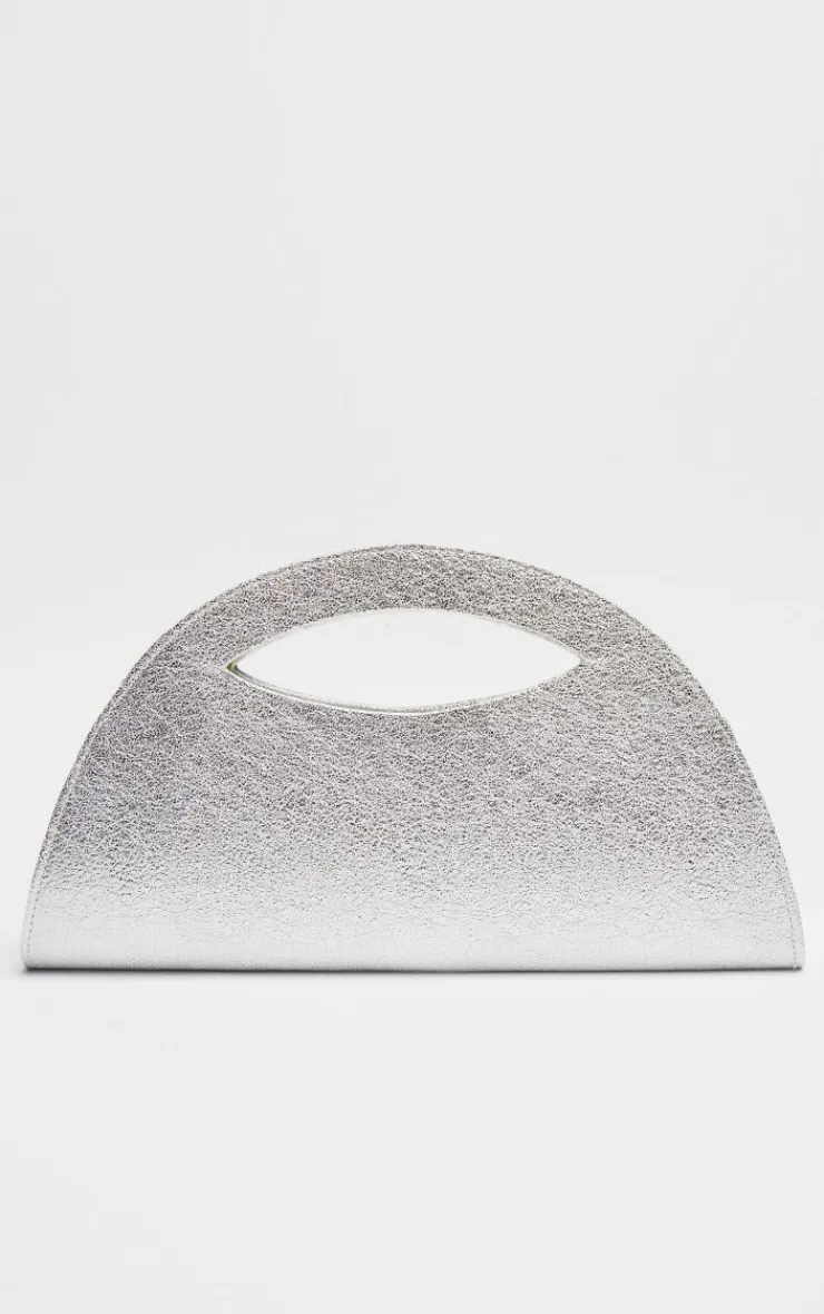 PrettyLittleThing Party Bags*Metallic Curved Mini Bag